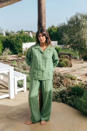 Long sleeve pyjama set Snooze from AmourLinen