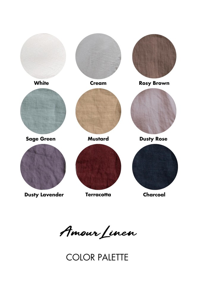 Linen baby bedding from AmourLinen