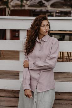 Nordkapp classic linen shirt L/XL Sage Green via AmourLinen