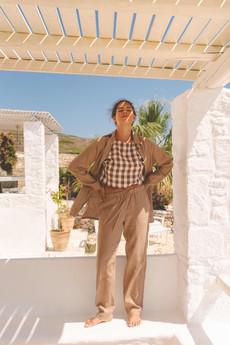 Linen suit set Sahara via AmourLinen