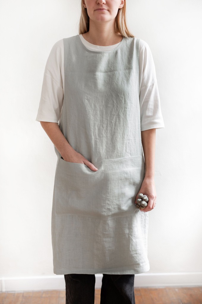 Pinafore linen apron from AmourLinen