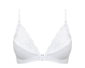 Lotus White Soft Bra from Anekdot