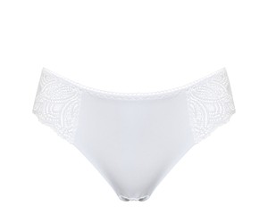 Lotus White Cheeky Panties from Anekdot