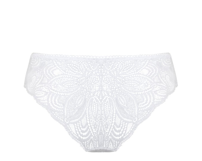 Lotus White Cheeky Panties from Anekdot