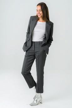 Blazer Zinnia gray via avani apparel