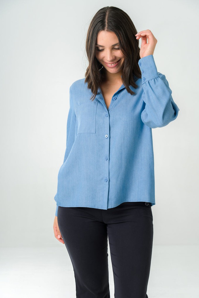 Shirt Kauri denim blue from avani apparel