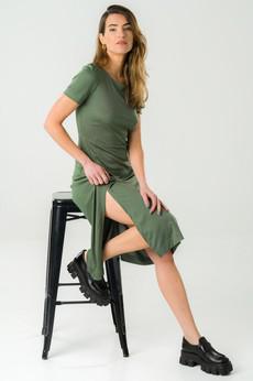 Dress Victoria green via avani apparel