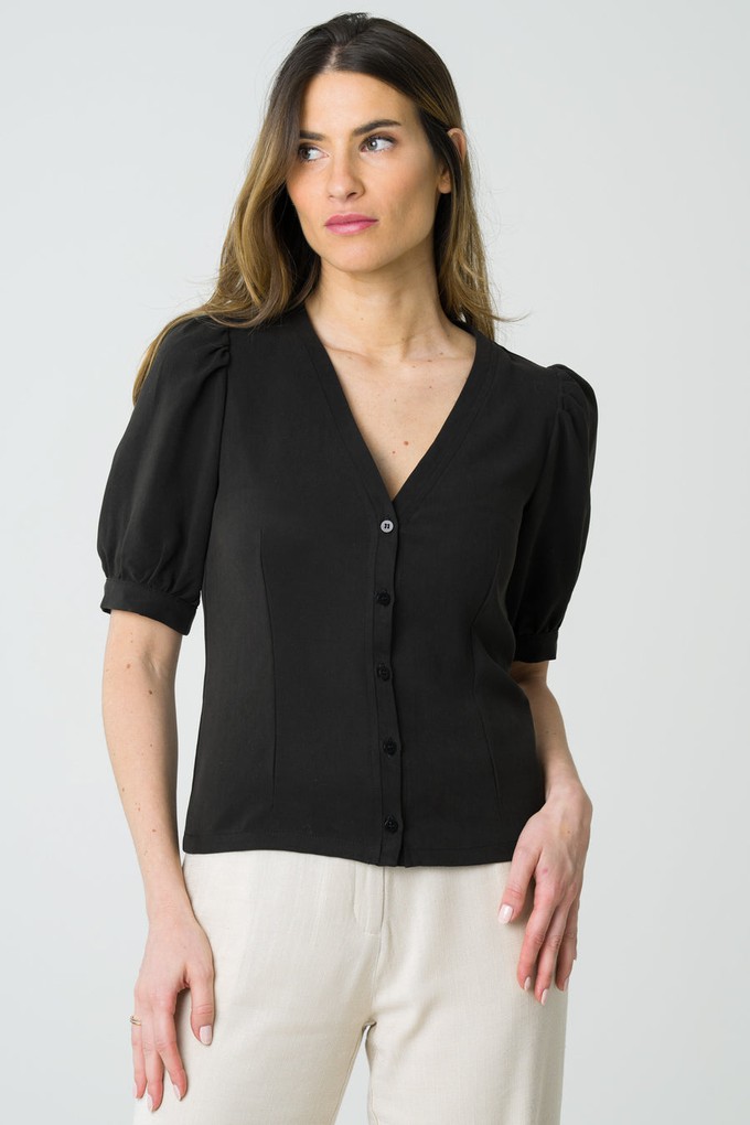 Blouse Aster black from avani apparel