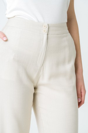 Laurier beige pants from avani apparel