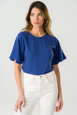 Reversible blouse Lys blue from avani apparel