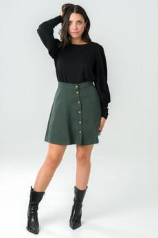 Green Parrotia Skirt via avani apparel