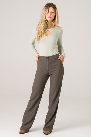 Pants Laurier khaki from avani apparel