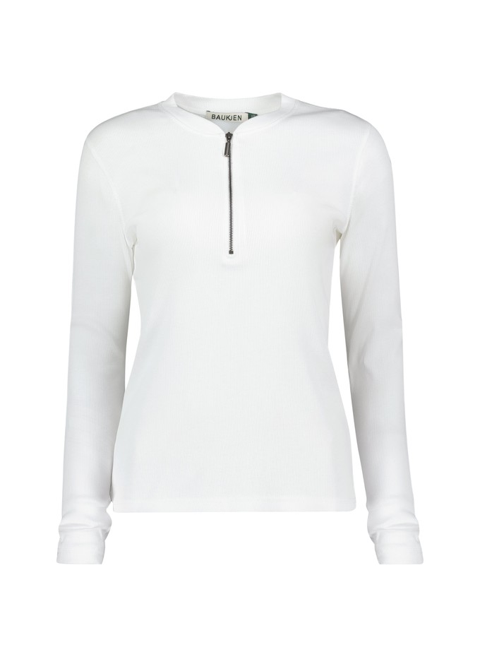 Baukjen Essentials Organic Long Sleeve Zip Top from Baukjen