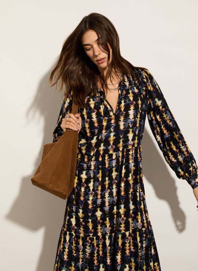 Kalina Printed Midi Dress from Baukjen