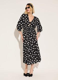 Olesia Printed Midi Dress via Baukjen