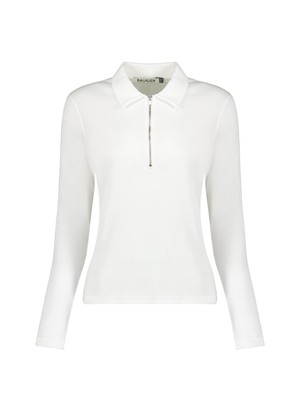 Organic Cotton Zip Collar Top from Baukjen