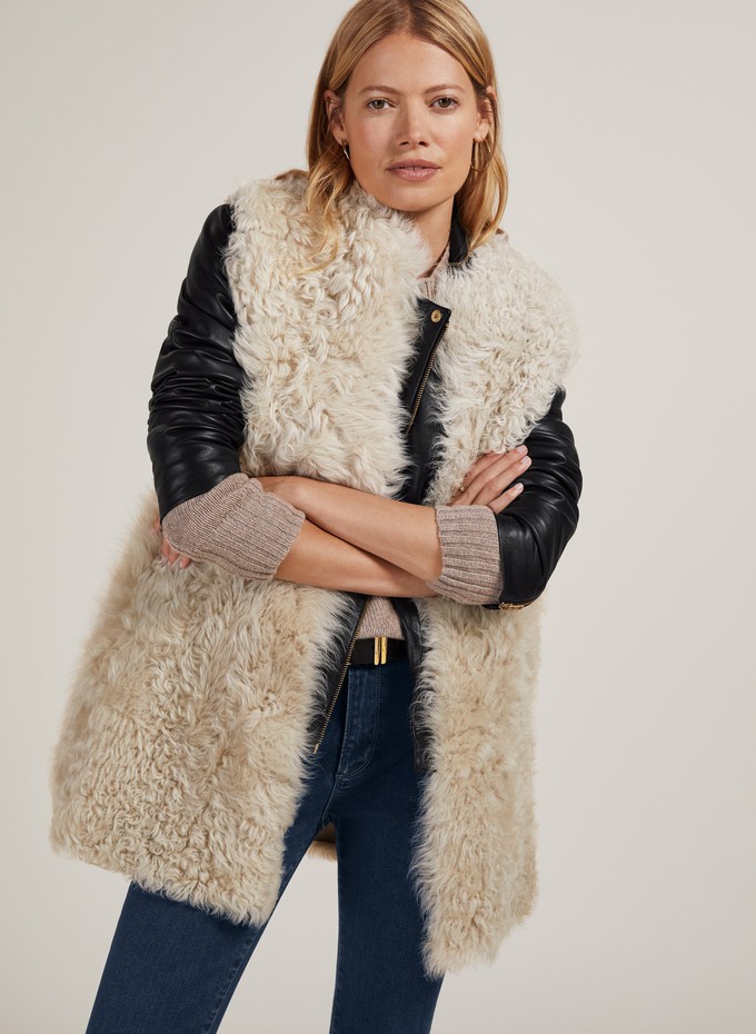 Ardi Shearling Gilet Vest from Baukjen