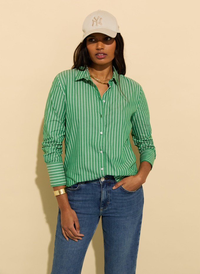 Rishma Organic Cotton Stripe Shirt from Baukjen