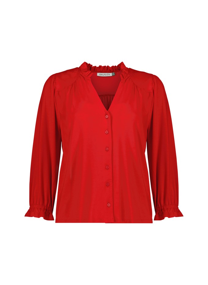 Annie Ruffle Collar Blouse from Baukjen