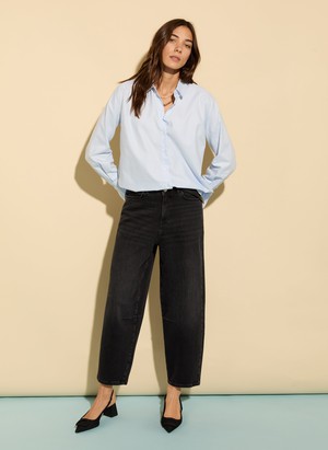 Nixi Organic Stretch Denim Barrel Jeans from Baukjen