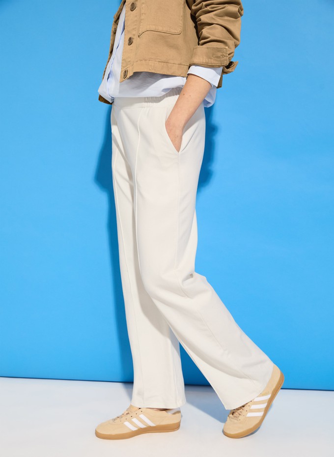 Marian Ponte Wide Leg Trousers from Baukjen