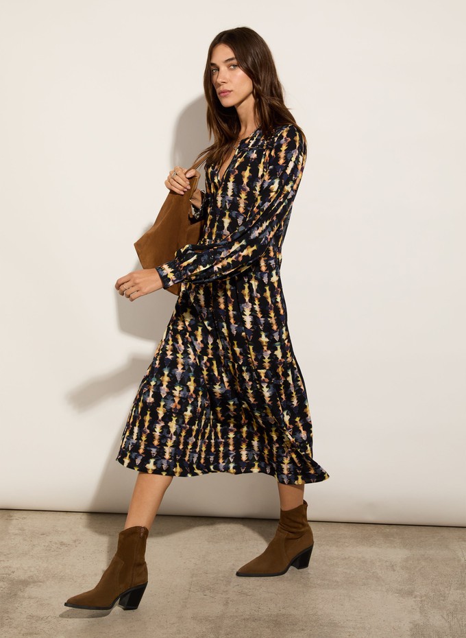 Kalina Printed Midi Dress from Baukjen