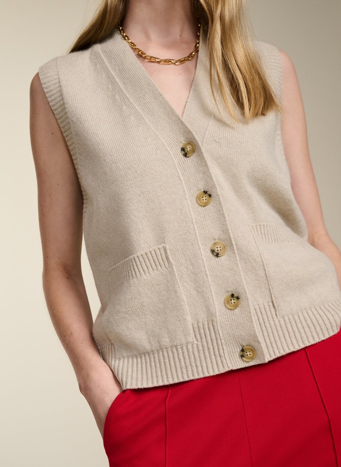 Anita Recycled Pure Wool Vest from Baukjen