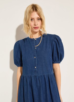 Clementina Denim Midi Dress from Baukjen