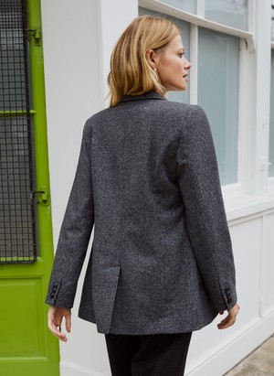 Eugenie Wool Blend Tailored Blazer from Baukjen