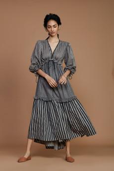 Claire Dress Charcoal via Bhoomi