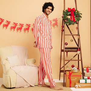 Candy Cane Pyjama Set - Men from Bhoomi