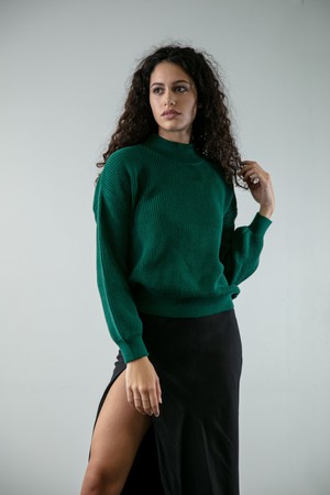 Nina Jumper Dark Green from Bhoomi