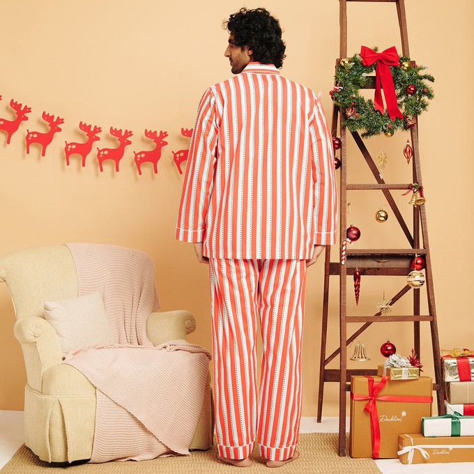 Candy Cane Pyjama Set - Men from Bhoomi