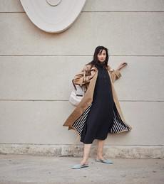 Kaia Trench Coat via Bhoomi