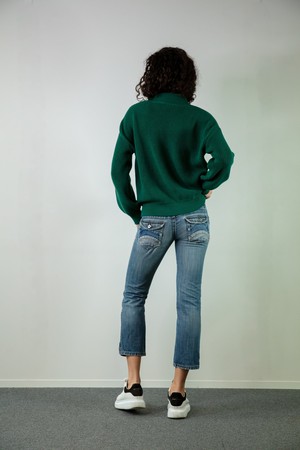 Nina Jumper Dark Green from Bhoomi