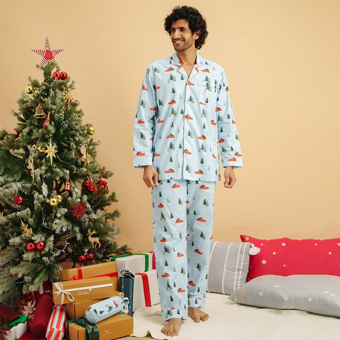 Frosty Ride Pyjama Set - Men from Bhoomi