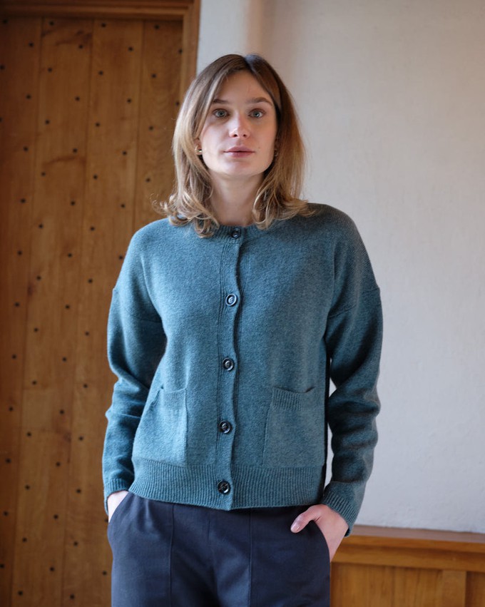 Mira Cropped Wool Cardigan from BIBICO