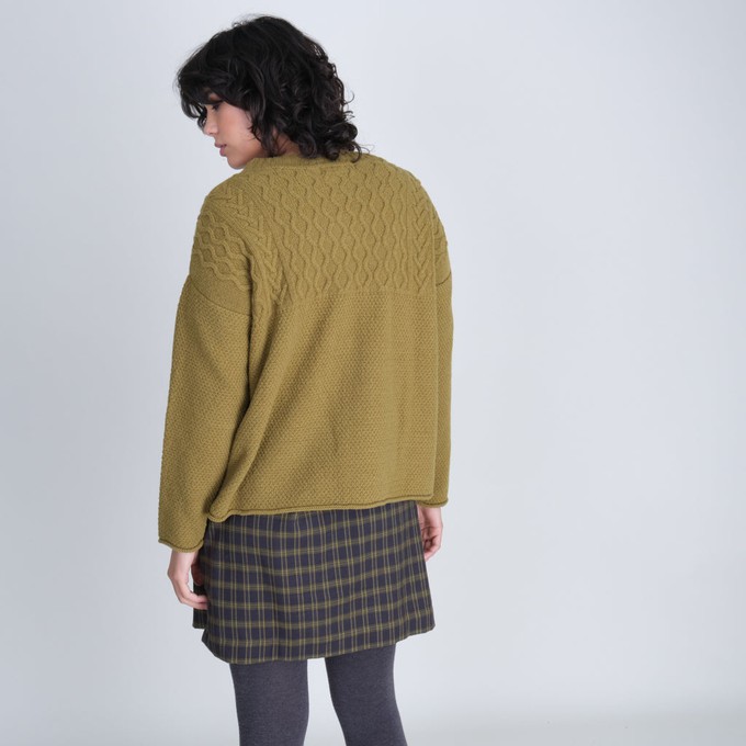 Robin Cable Knit Sweater from BIBICO