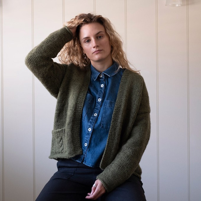 Margate Hand Knitted Cardigan from BIBICO