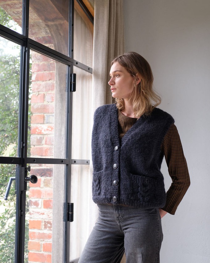 Mira Knitted Waistcoat from BIBICO