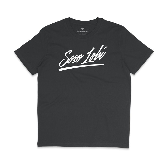 T-shirt Soso Lobi Zwart from BLL THE LABEL