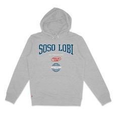 Lobi Varsity Hoodie Heather Grey via BLL THE LABEL