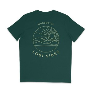 T-shirt Lobi Vibes Tunisia Glazed Green from BLL THE LABEL