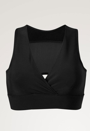 Tech-fleece nursing bra - Black from Boob Design