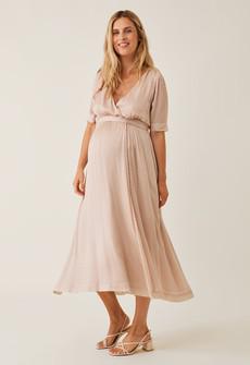 Maternity Occasion dress - Pink Champagne via Boob Design