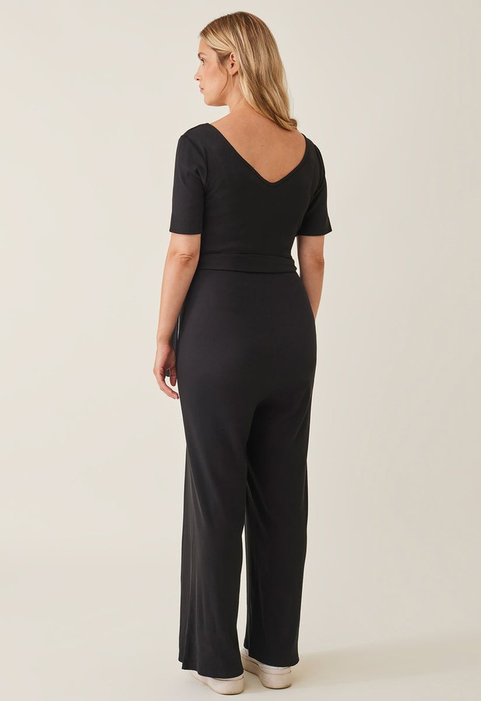 Ribbed maternity jumpsuit - Black from Boob Design