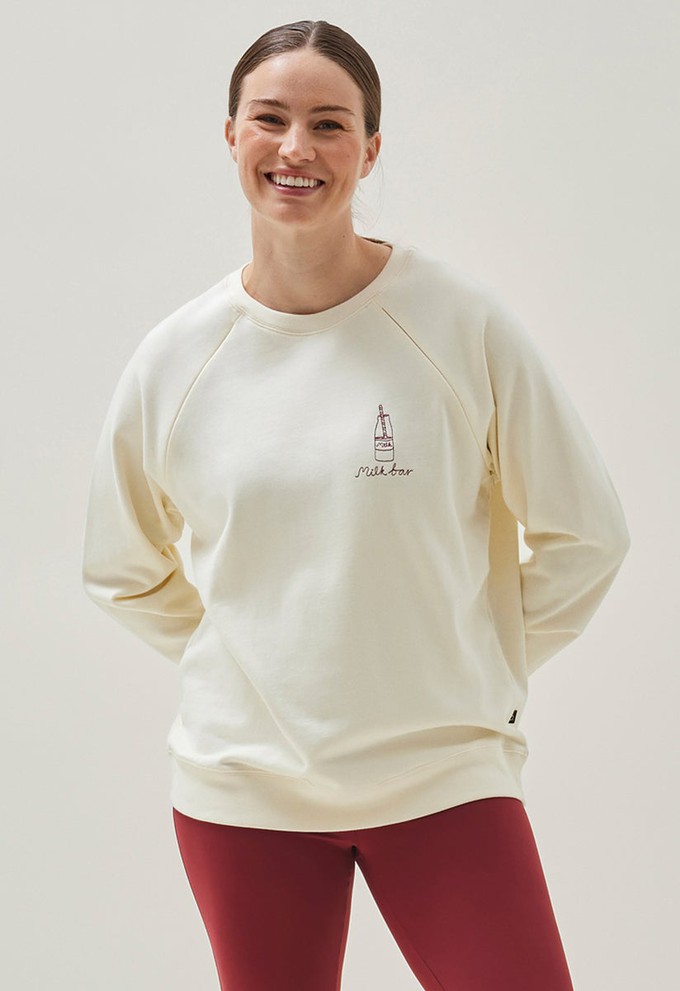 Mama sweatshirt Milk bar - Off white from Boob Design