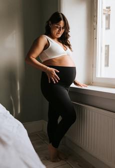 Maternity leggings Lyocell - Black via Boob Design