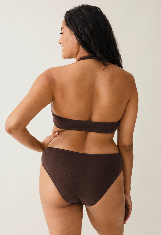 Terrycloth beach bikini - Brown from Boob Design