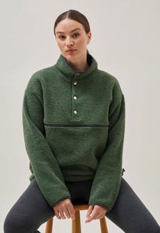 Maternity fleece sweater 90s - Green via Boob Design